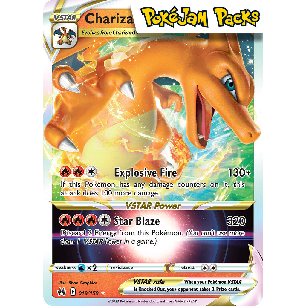 Charizard VSTAR - 019/159 - Ultra Rare - Crown Zenith - Pokémon TCG