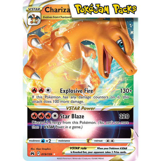 Charizard VSTAR - 019/159 - Ultra Rare - Crown Zenith - Pokémon TCG