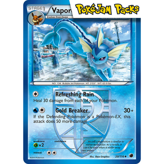 Vaporeon - 20/116 - Uncommon - Plasma Freeze - Pokémon TCG