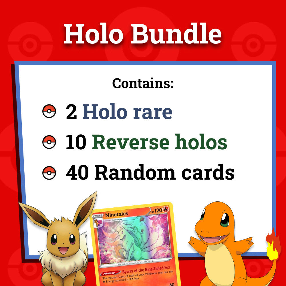 Pokémon Card Bundles - 40+ Authentic Card Pack with Guaranteed Rare - Perfect for Gifts & Collectors
