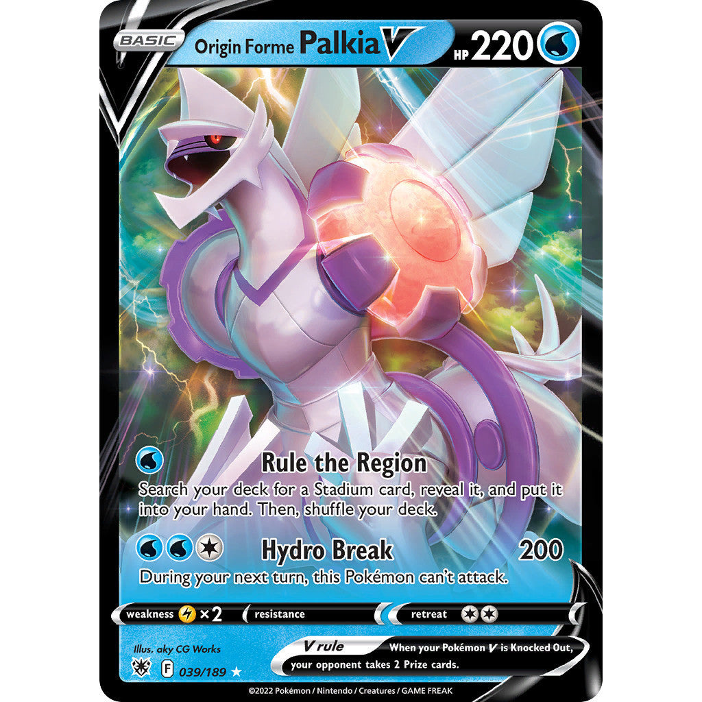 Origin Forme Palkia V - 039/189 - Ultra Rare - Astral Radiance - Pokemon TCG