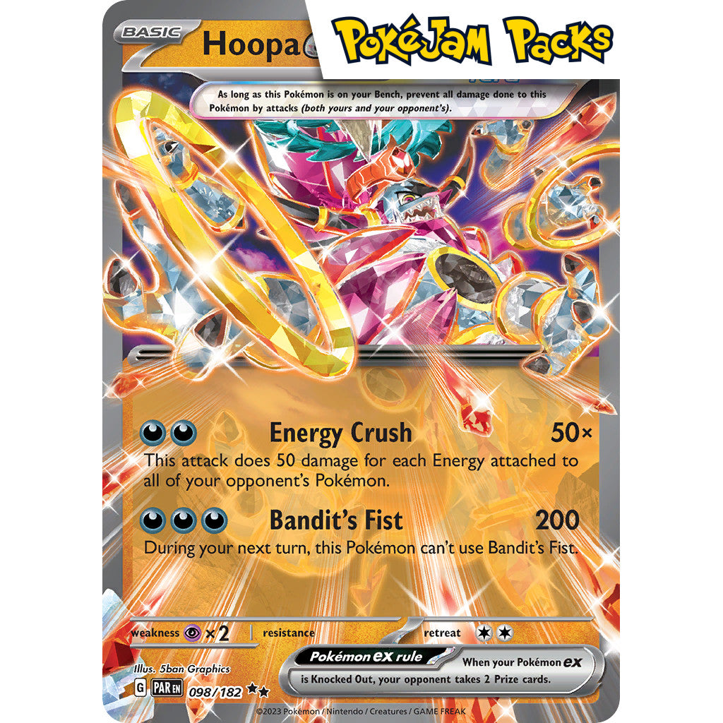 Hoopa ex - 098/182 - Ultra Rare - Scarlet & Violet: Paradox Rift - Pokémon TCG