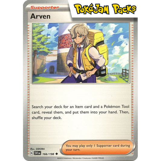 Arven - 166/198 - Uncommon - Scarlet & Violet - Pokémon TCG