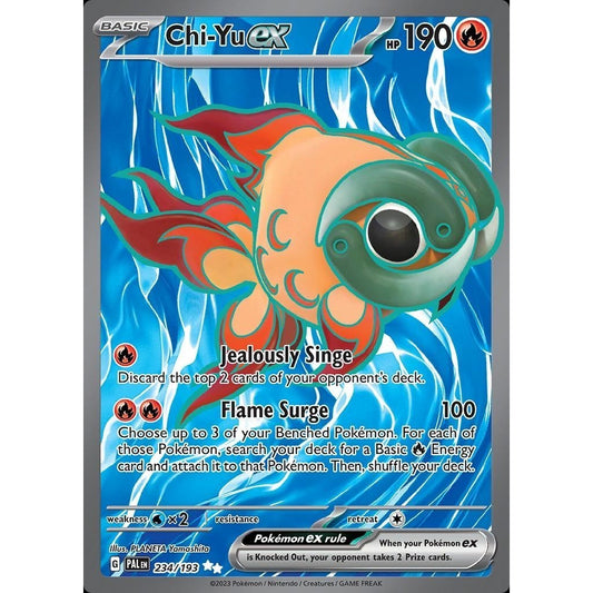 Chi-Yu ex - 234/193 - Full Art Secret Rare - Paldea Evolved - Pokemon TCG