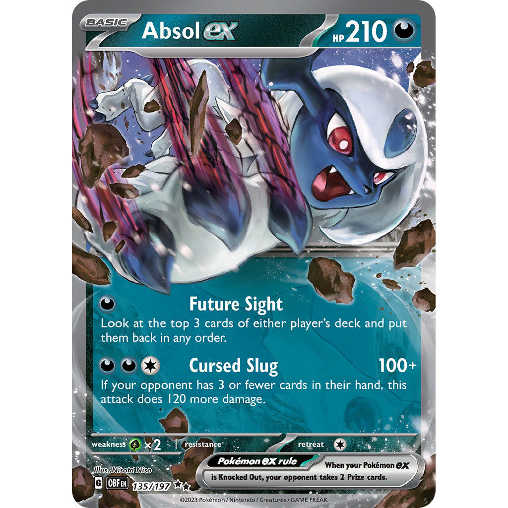 Absol ex - 135/197 - Ultra Rare - Obsidian Flames - Pokémon TCG