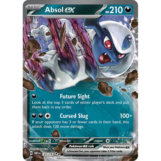 Absol ex - 135/197 - Ultra Rare - Obsidian Flames - Pokémon TCG