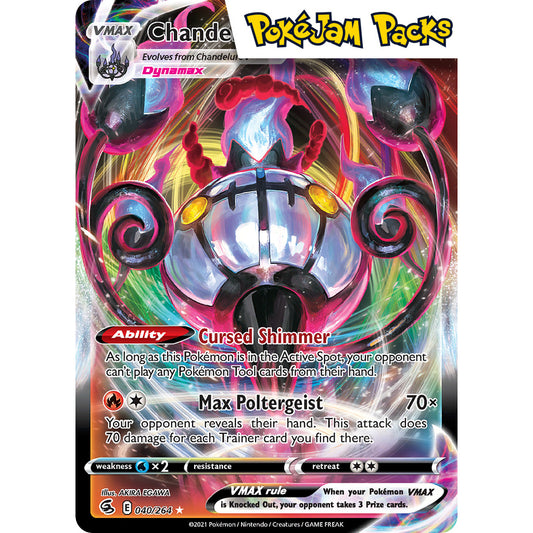 Chandelure VMAX - 040/264 - Ultra Rare - Fusion Strike - Pokémon TCG