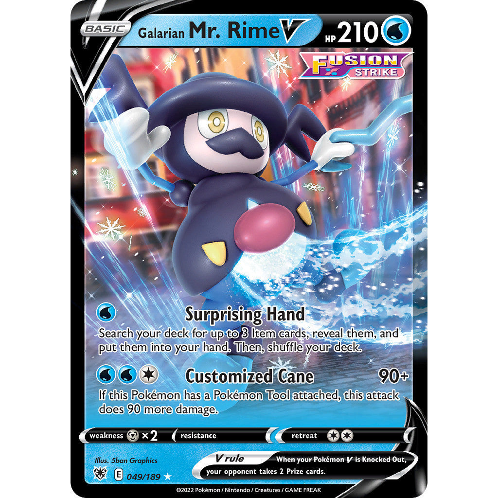 Galarian Mr. Rime V - 049/189 - Ultra Rare - Sword & Shield: Astral Radiance - Pokémon TCG