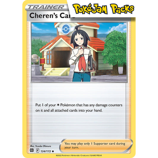 Cheren's Care - 134/172 - Uncommon - Sword & Shield: Brilliant Stars - Pokémon TCG