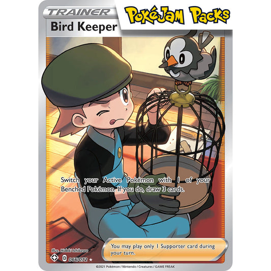 Bird Keeper - 066/072 - Full Art Ultra Rare - Shining Fates - Pokémon TCG
