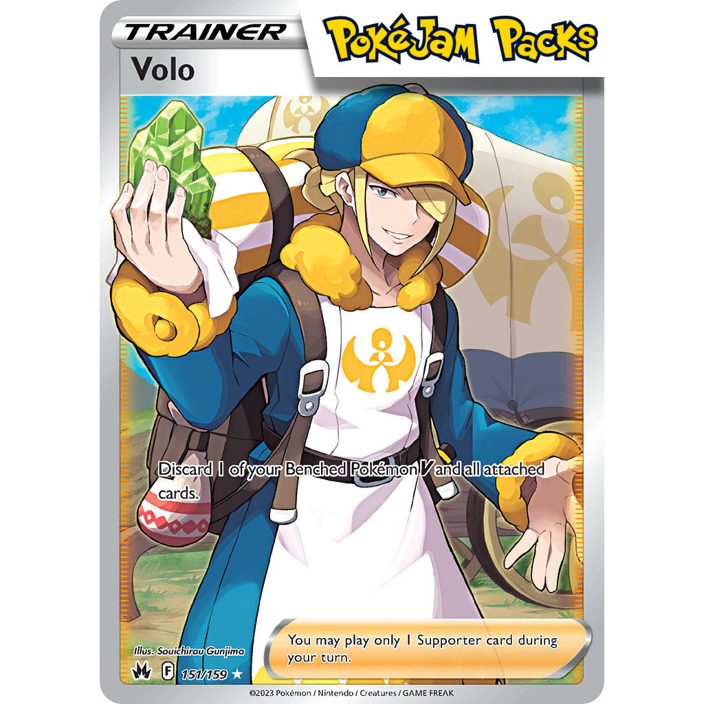 Volo - 151/159 - Full Art Ultra Rare - Crown Zenith - Pokémon TCG