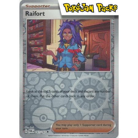 Raifort - 161/167 - Uncommon Reverse Holo - Twilight Masquerade - Pokemon TCG