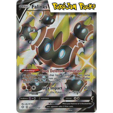 Falinks V - SV115/SV122 - Shiny Rare - Shining Fates - Pokémon TCG