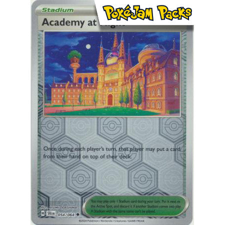 Academy at Night - 054/064 - Uncommon Reverse Holo - Shrouded Fable - Pokémon TCG