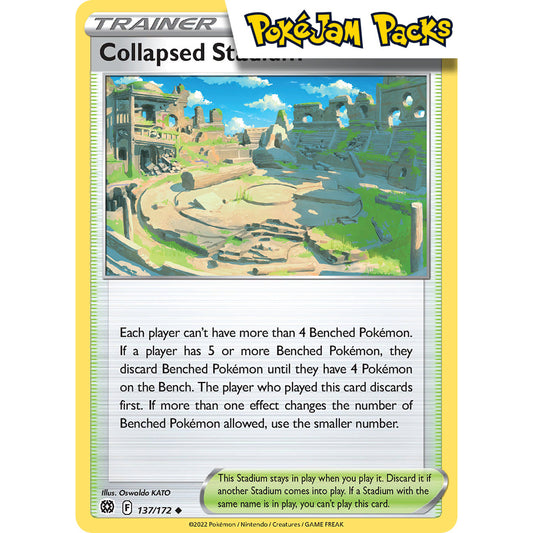 Collapsed Stadium - 137/172 - Uncommon - Sword & Shield: Brilliant Stars - Pokémon TCG