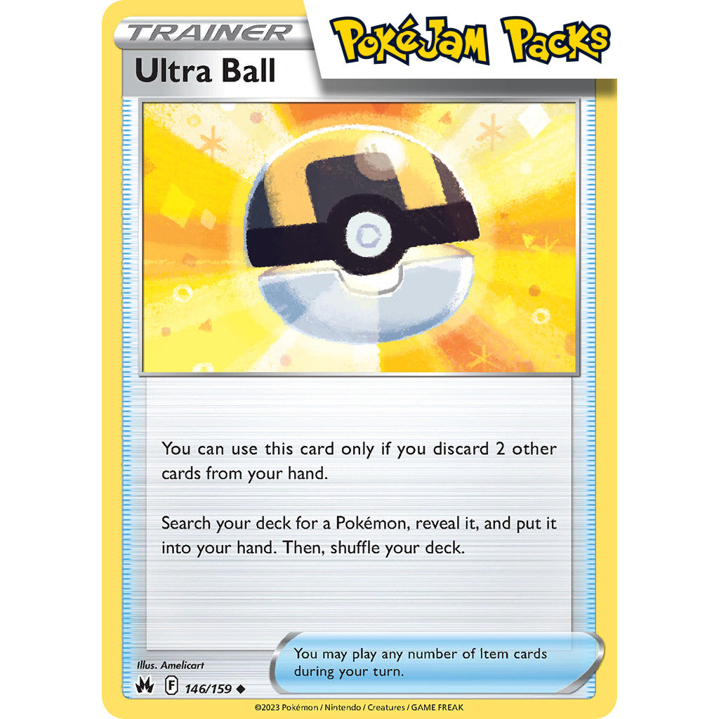 Ultra Ball - 146/159 - Uncommon - Crown Zenith - Pokémon TCG