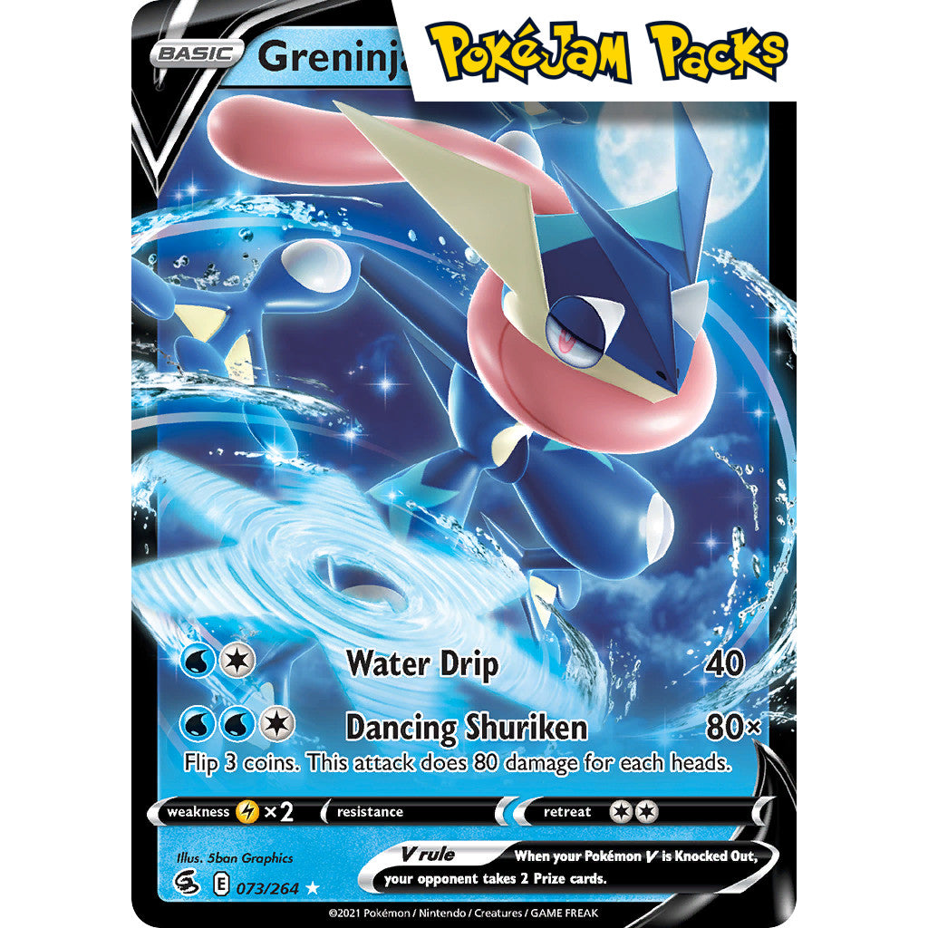 Greninja V - 073/264 - Ultra Rare - Fusion Strike - Pokémon TCG