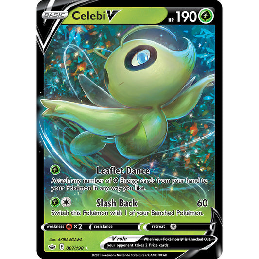 Celebi V - 007/198 - Ultra Rare - Chilling Reign - Pokemon TCG