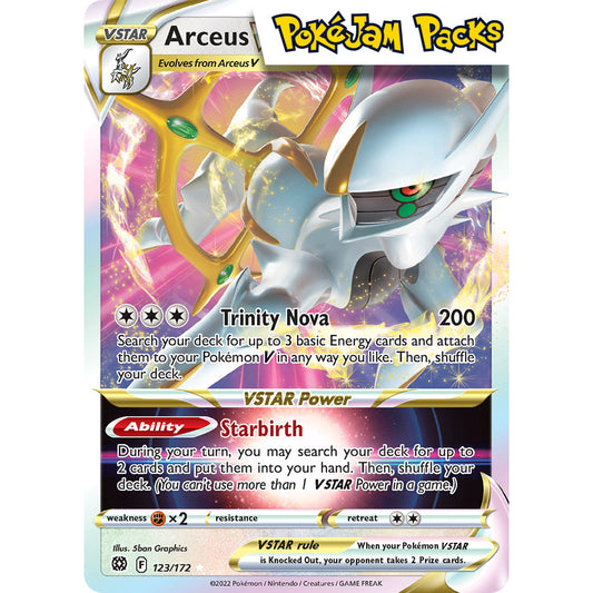 Arceus VSTAR - 123/172 - Ultra Rare - Sword & Shield: Brilliant Stars - Pokémon TCG