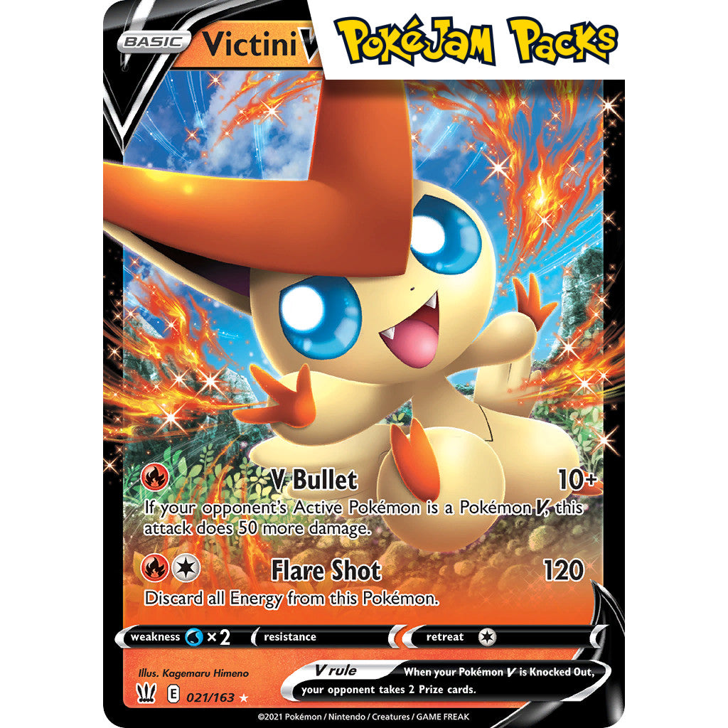 Victini V - 021/163 - Ultra Rare - Battle Styles - Pokémon TCG