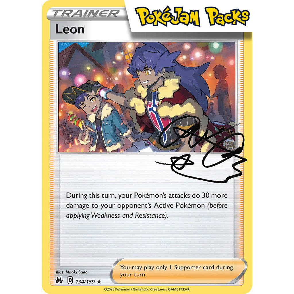 Leon - 134/159 - Holo Rare - Crown Zenith - Pokémon TCG