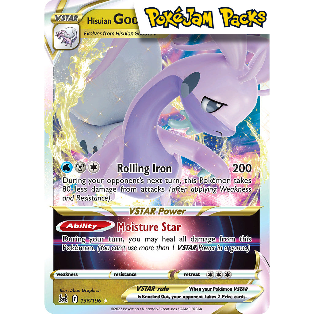 Hisuian Goodra VSTAR - 136/196 - Ultra Rare - Lost Origin - Pokémon TCG