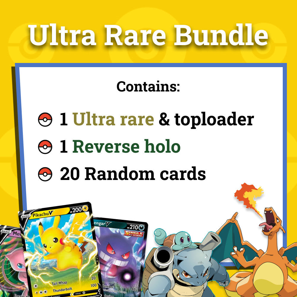 Pokemon Card Happy Bundles - Guaranteed Card Packs - TCG Trading Card Game