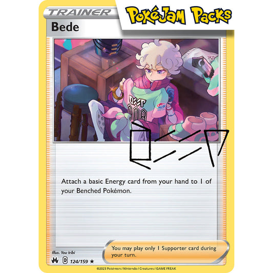 Bede - 124/159 - Holo Rare - Crown Zenith - Pokémon TCG