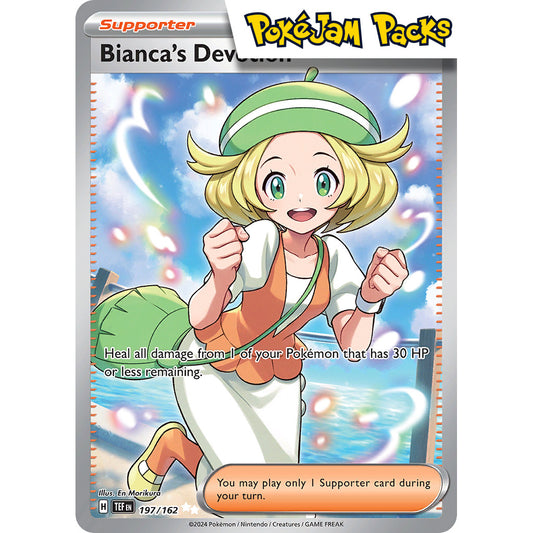 Bianca's Devotion - 197/162 - Full Art Secret Rare - Temporal Forces - Pokémon TCG