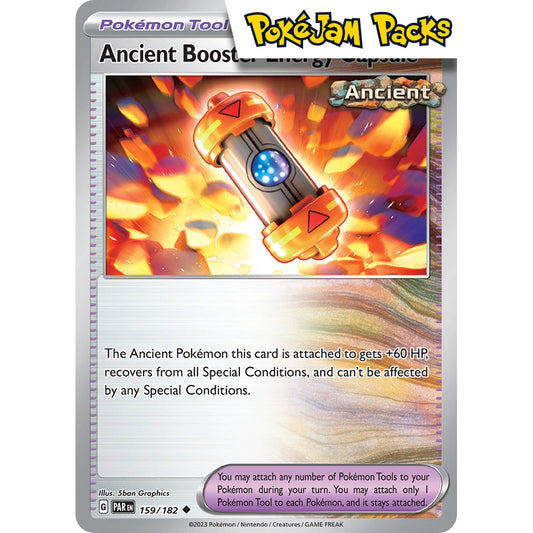 Ancient Booster Energy Capsule - 159/182 - Uncommon - Paradox Rift - Pokémon TCG