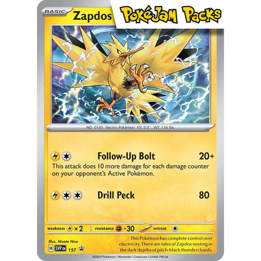 Zapdos - SVP157 - Promo - Scarlet & Violet Promos - Pokémon TCG