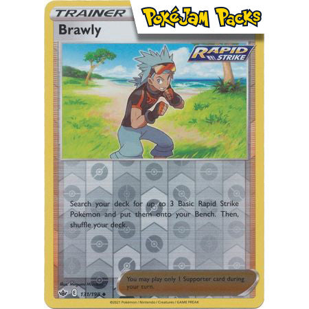Brawly - 131/198 - Uncommon Reverse Holo - Chilling Reign - Pokémon TCG