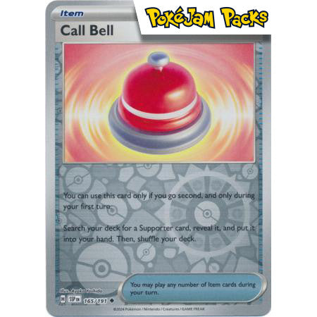 Call Bell - 165/191 - Uncommon Reverse Holo - Surging Sparks - Pokémon TCG
