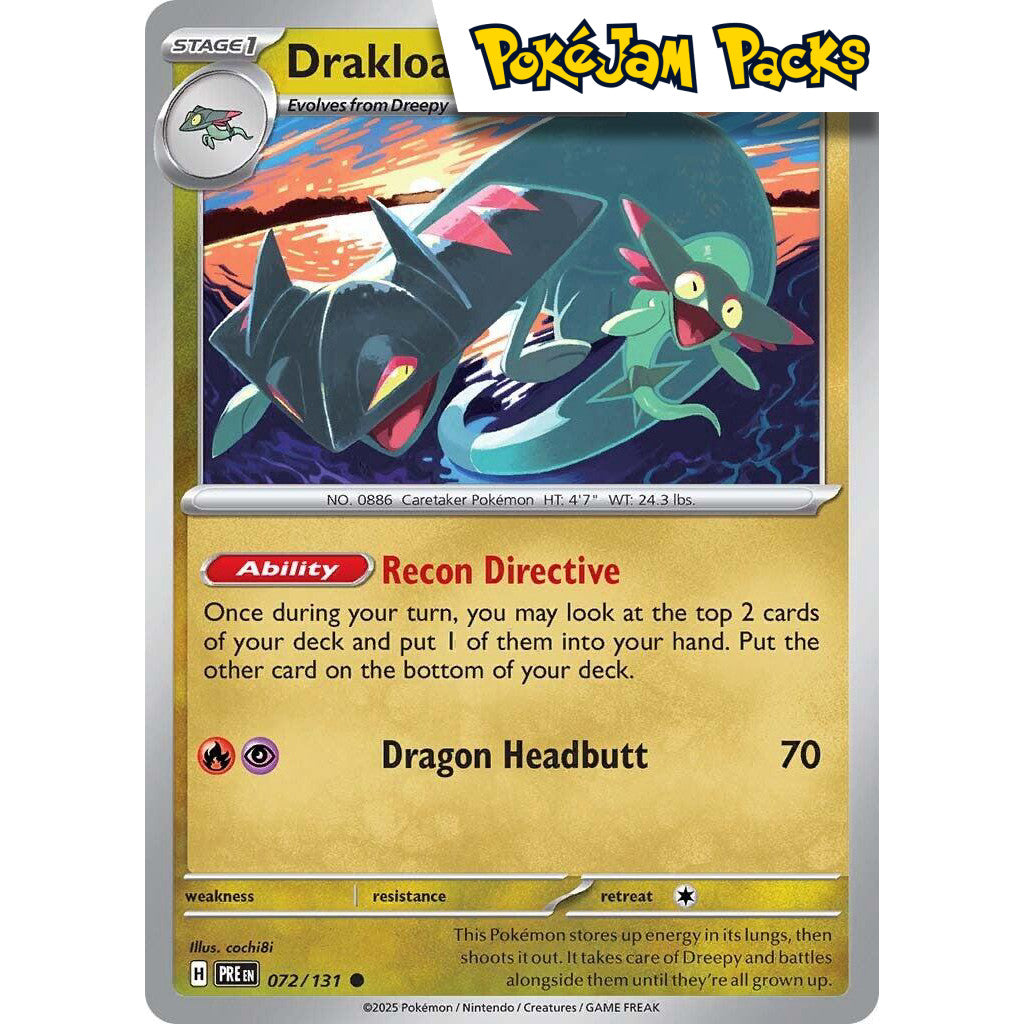 Drakloak - 072/131 - Common - Prismatic Evolutions - Pokemon TCG