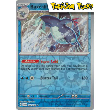 Baxcalibur - 060/193 - Holo Rare Reverse Holo - Paldea Evolved - Pokémon TCG