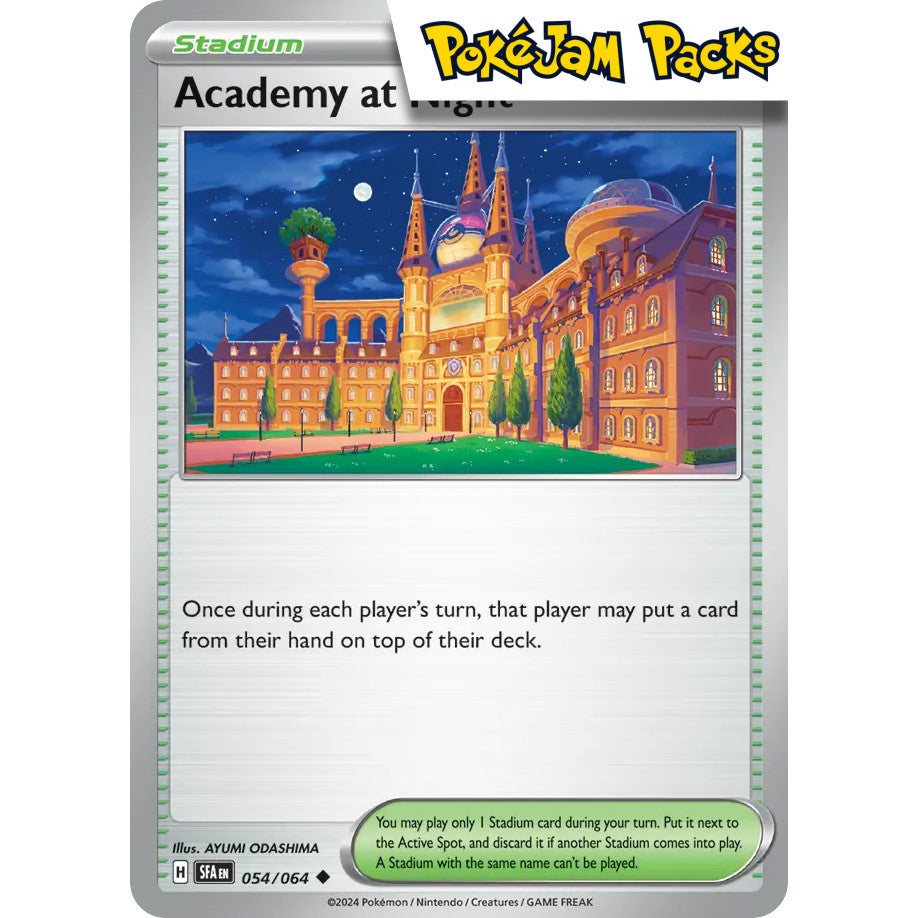 Academy at Night - 054/064 - Uncommon - Shrouded Fable - Pokémon TCG