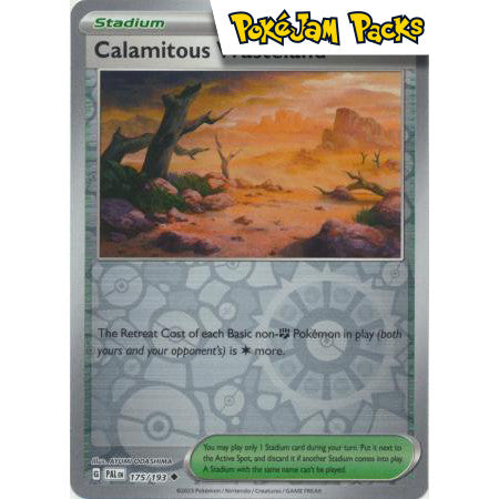 Calamitous Wasteland - 175/193 - Uncommon Reverse Holo - Paldea Evolved - Pokémon TCG