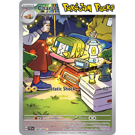 Charjabug - 169/162 - Illustration Rare - Temporal Forces - Pokémon TCG