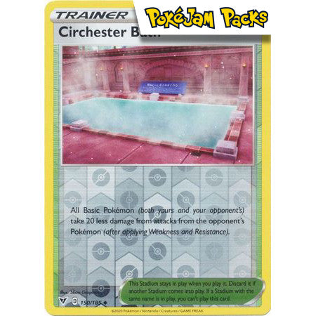 Circhester Bath - 150/185 - Uncommon Reverse Holo - Vivid Voltage - Pokémon TCG
