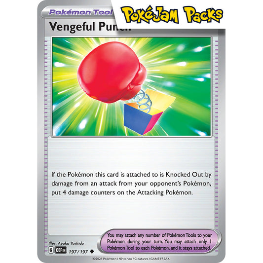 Vengeful Punch - 197/197 - Uncommon - Obsidian Flames - Pokémon TCG