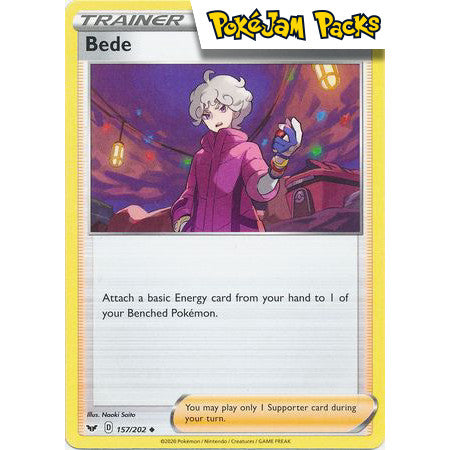 Bede - 157/202 - Uncommon - Sword & Shield - Pokémon TCG