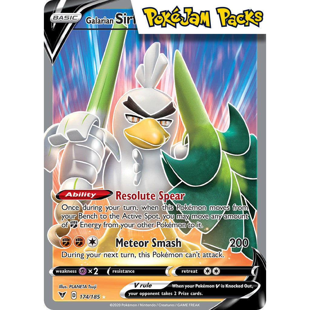 Galarian Sirfetch'd V - 174/185 - Full Art Ultra Rare - Vivid Voltage - Pokémon TCG