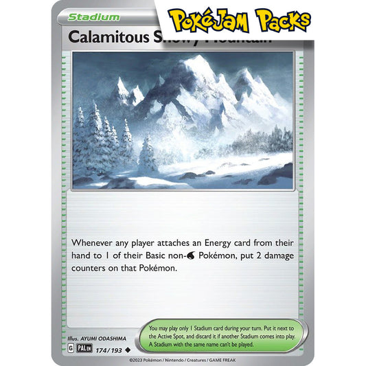 Calamitous Snowy Mountain - 174/193 - Uncommon - Paldea Evolved - Pokémon TCG