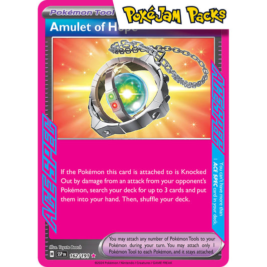 Amulet of Hope - 162/191 - Ace Rare - Surging Sparks - Pokémon TCG