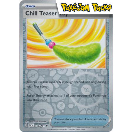 Chill Teaser Toy - 166/191 - Uncommon Reverse Holo - Surging Sparks - Pokémon TCG