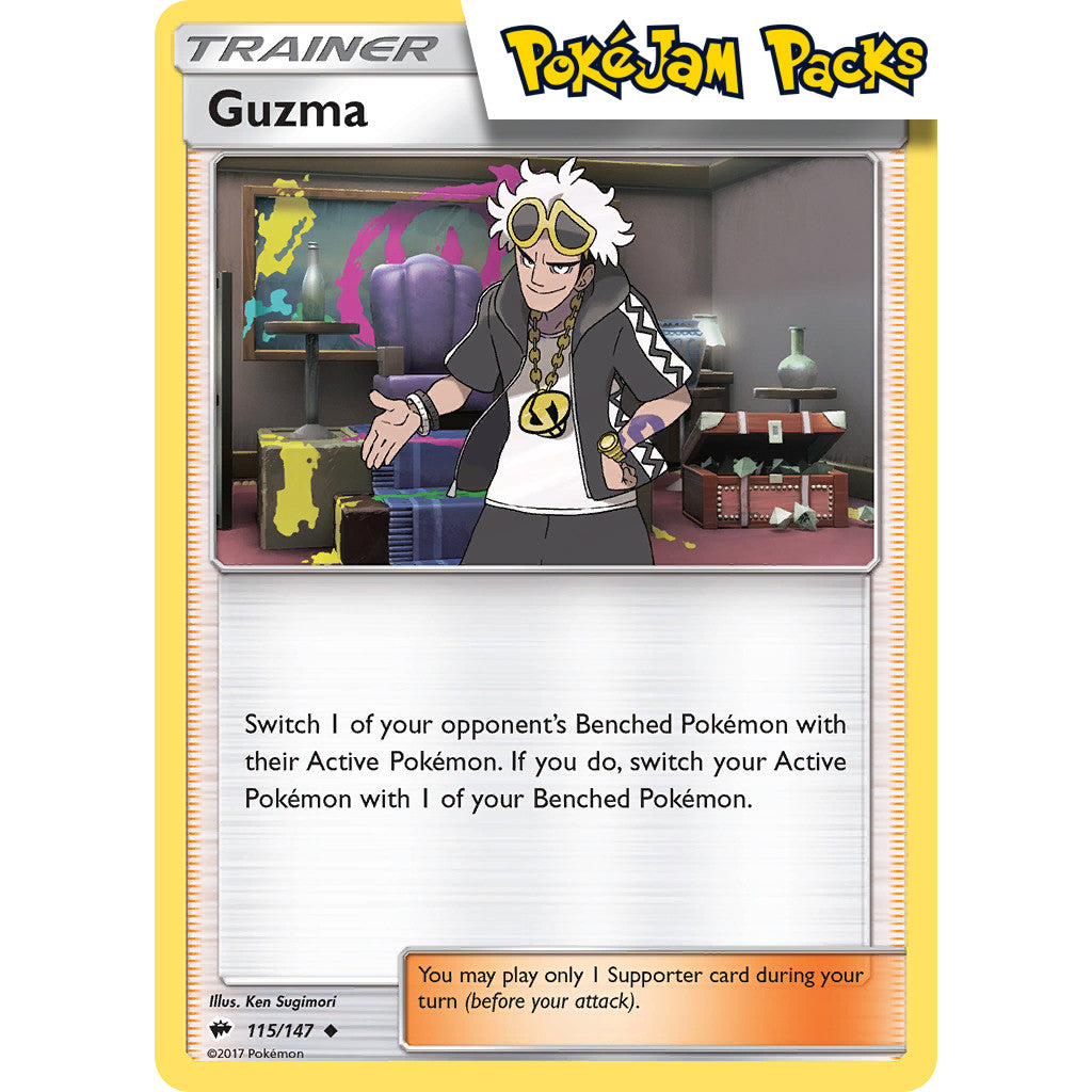 Guzma - 115/147 - Uncommon - Burning Shadows - Pokémon TCG