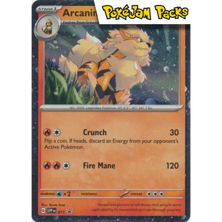 Arcanine - SVP011 - Holo Promo - Scarlet & Violet Promos - Pokémon TCG