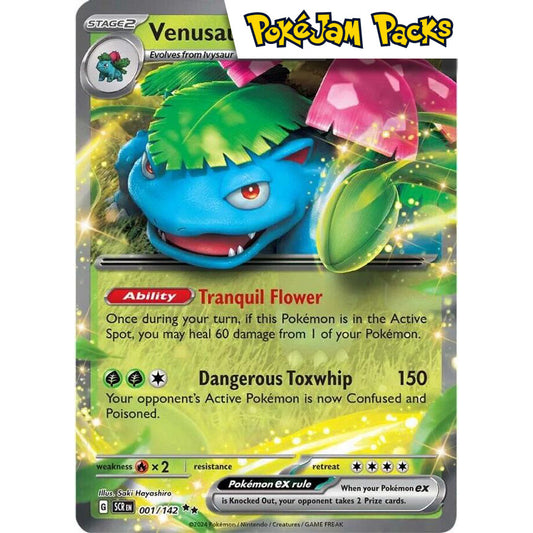 Venusaur ex - 001/142 - Ultra Rare - Stellar Crown - Pokémon TCG
