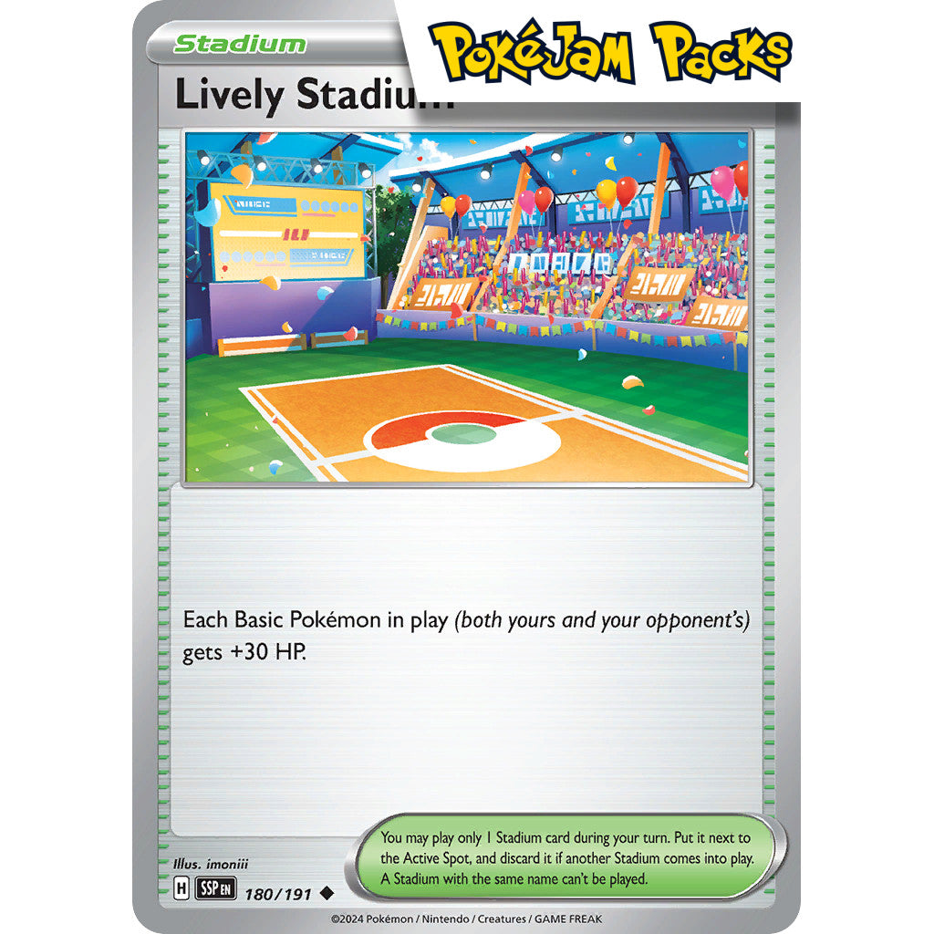 Lively Stadium - 180/191 - Uncommon - Surging Sparks - Pokémon TCG