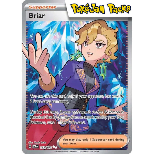 Briar - 163/142 - Full Art Secret Rare - Stellar Crown - Pokémon TCG